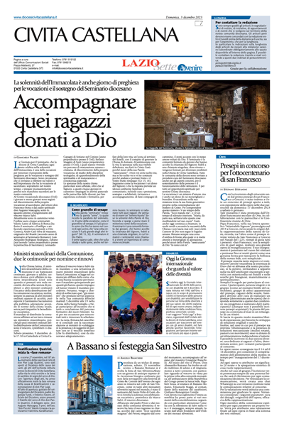 Avvenire - pagina diocesana del 03/12/2023